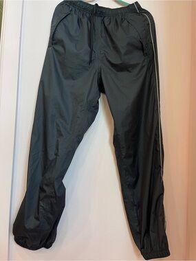 Men's Black‎ Joggers with Contrast Side Stripe